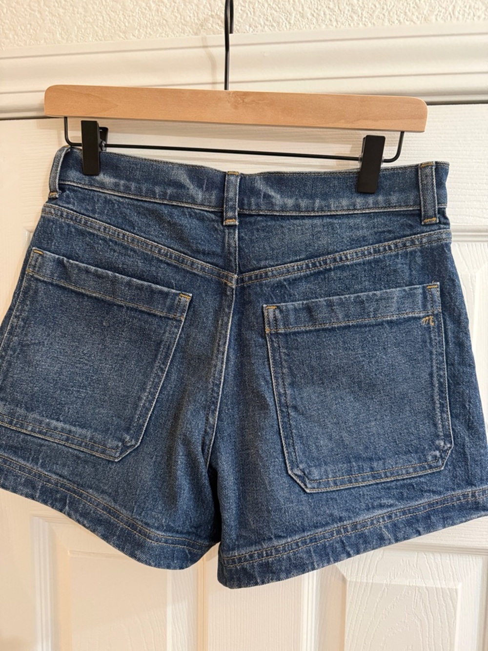 Madewell Emmett Denim Shorts- Blue - Picture 3 of 4